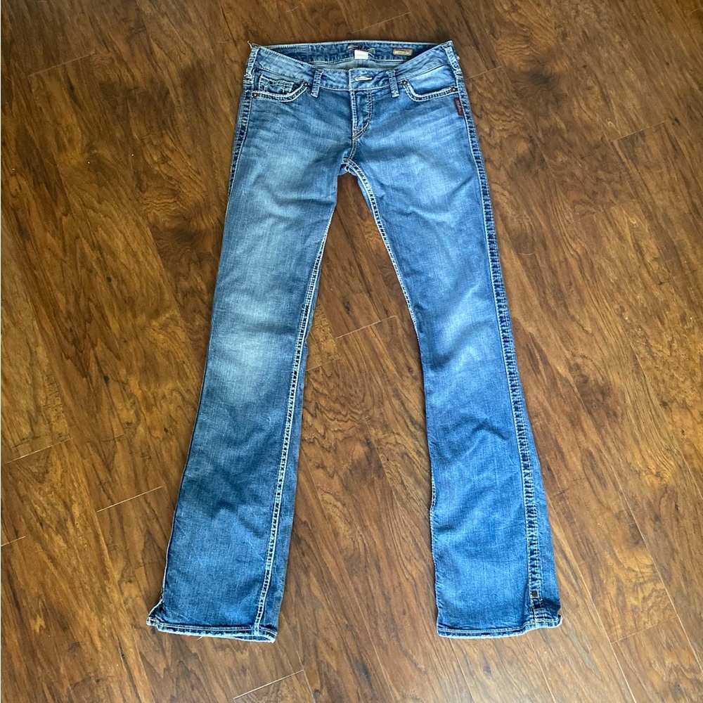 Silver Jeans Frances 18’’ Bootcut W28/L35 (lowish rise)